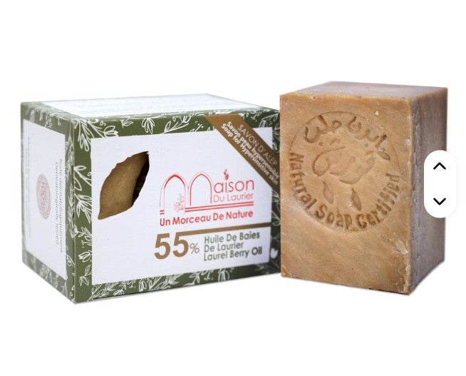 Aleppo szappan 55% babérolajjal