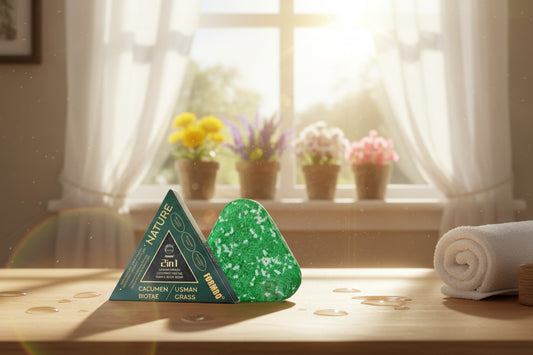 FORMBO NATURE szappan sampon 2 in 1  cacumen biotae / usman grass