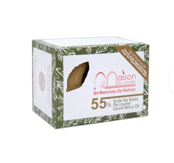 Aleppo szappan 55% babérolajjal